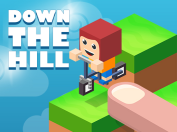 down the hill